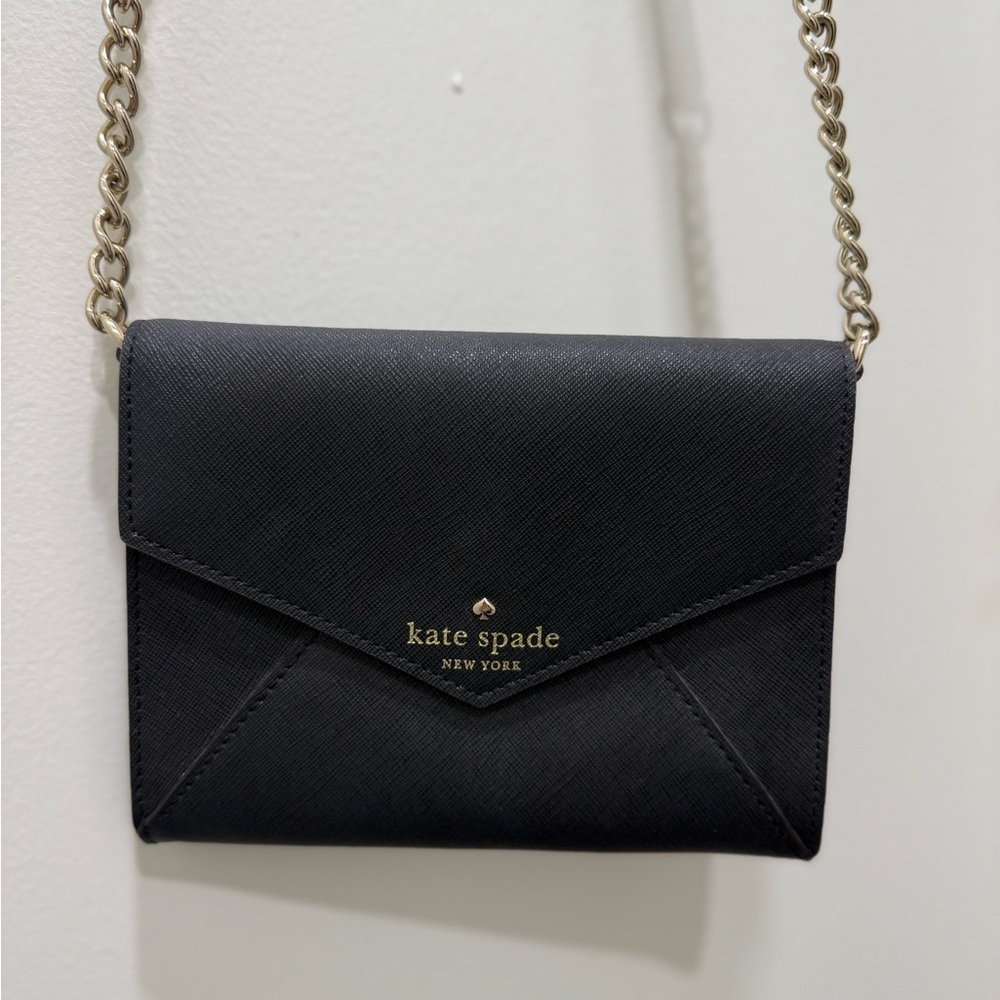 Kate Spade Black Envelope Crossbody Bag